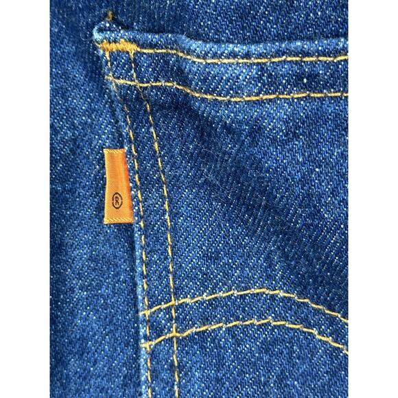 Vintage Levis 619 Jeans Mens 31x32 Blue Denim Straight Leg Orange Tab 90s - Picture 12 of 13